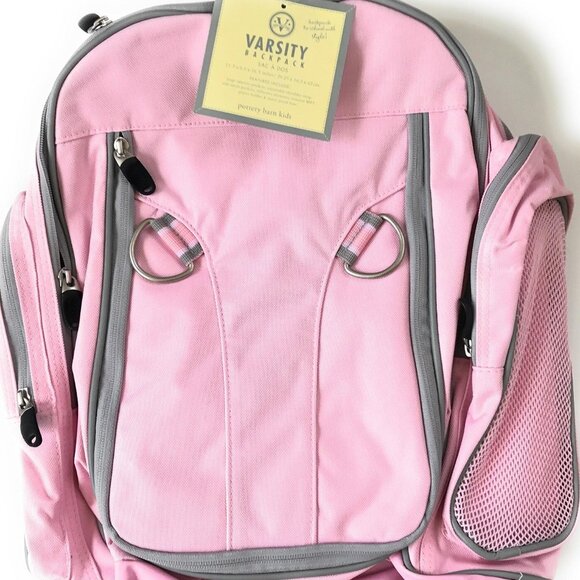 Pottery Barn Kids Large Backpack School Bag Pink Heavy Duty 4 Girls NWT